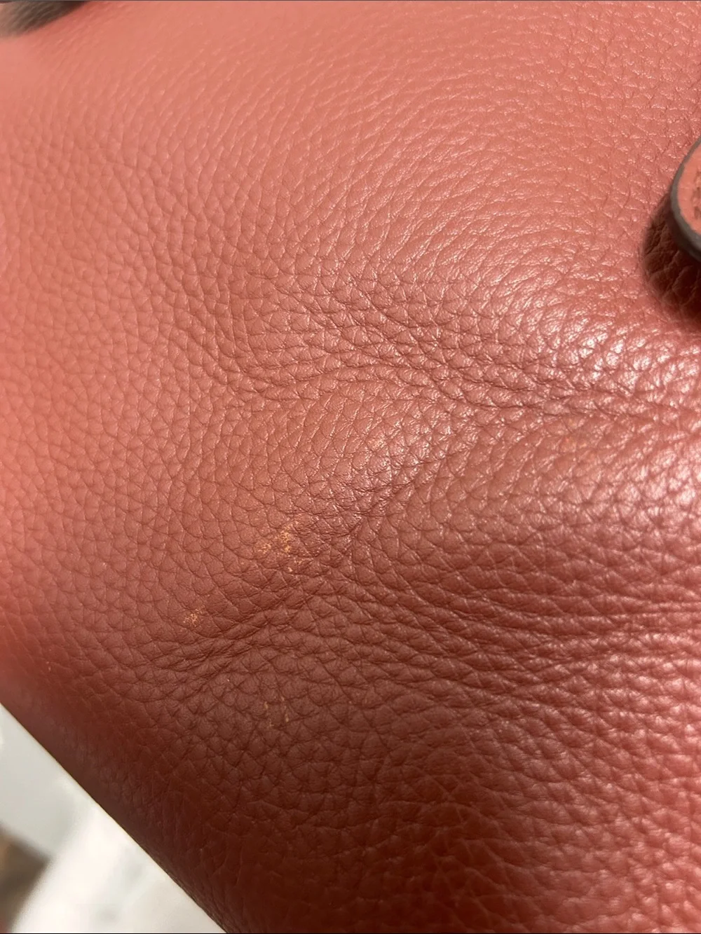 kate spade Pebbled Leather Satchel in Rust